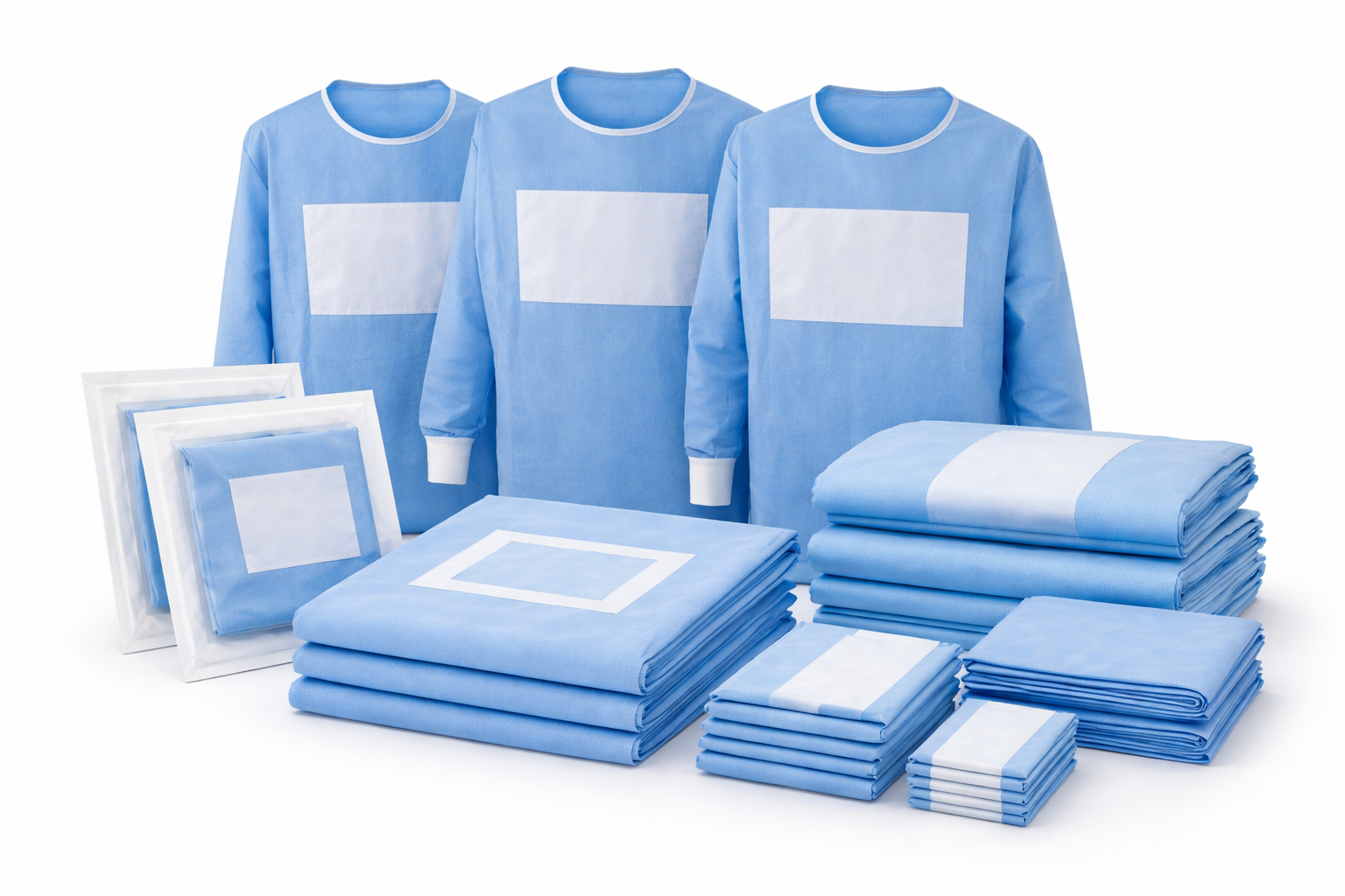 Steriele disposables - OK-jassen, afdekdoeken en beschermingsmiddelen